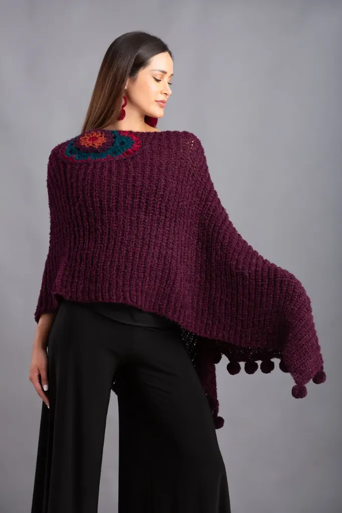 Poncho Zumbador de Alpaca