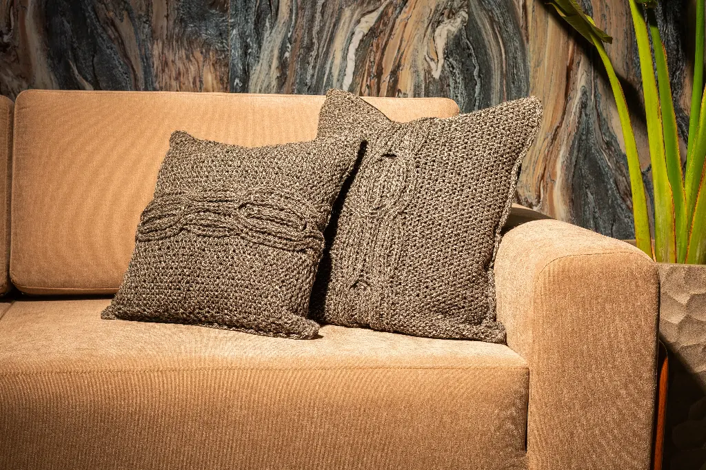 [33-034A] Cojín Valle de mezclas de alpaca 45x45 