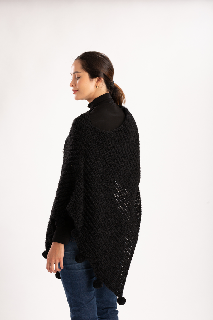 Poncho "Misterioso" de Alpaca